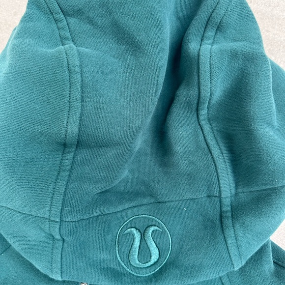 Lululemon Light Cotton Scuba Hoodie Size 10 Likely Color: Submarine, Full Zip - Picture 3 of 9